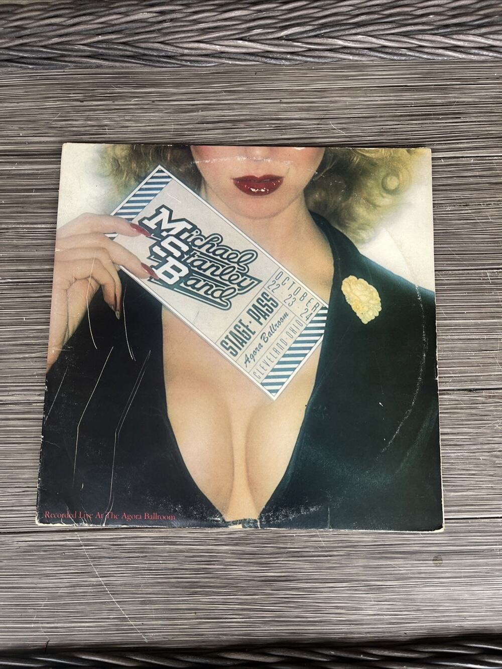 Michael Stanley Band - Stage Pass - 1977 12" 2x Vinyl LP's Epic PEG 34661